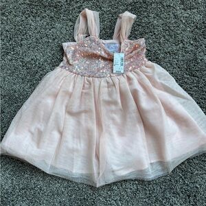 The Children's Place Pink Sparkle Formal Dress